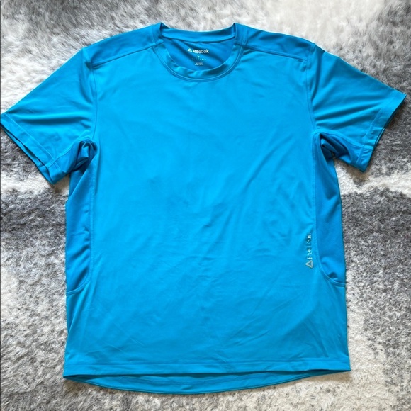 Reebok Blue Short Sleeve Gym Tee - Picture 1 of 8